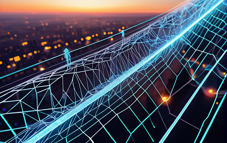 A visually stunning abstract representation of a smart contract, embodying digital trust, automation, and decentralization. Intricate, glowing lines of code form a secure and transparent network, symbolizing seamless, immutable agreements. Hints of financial symbols, legal documents, and digital connections are subtly woven in, emphasizing efficiency without intermediaries. Futuristic, clean, and high-tech aesthetic with a soft, ethereal glow, conveying security and trust in code.