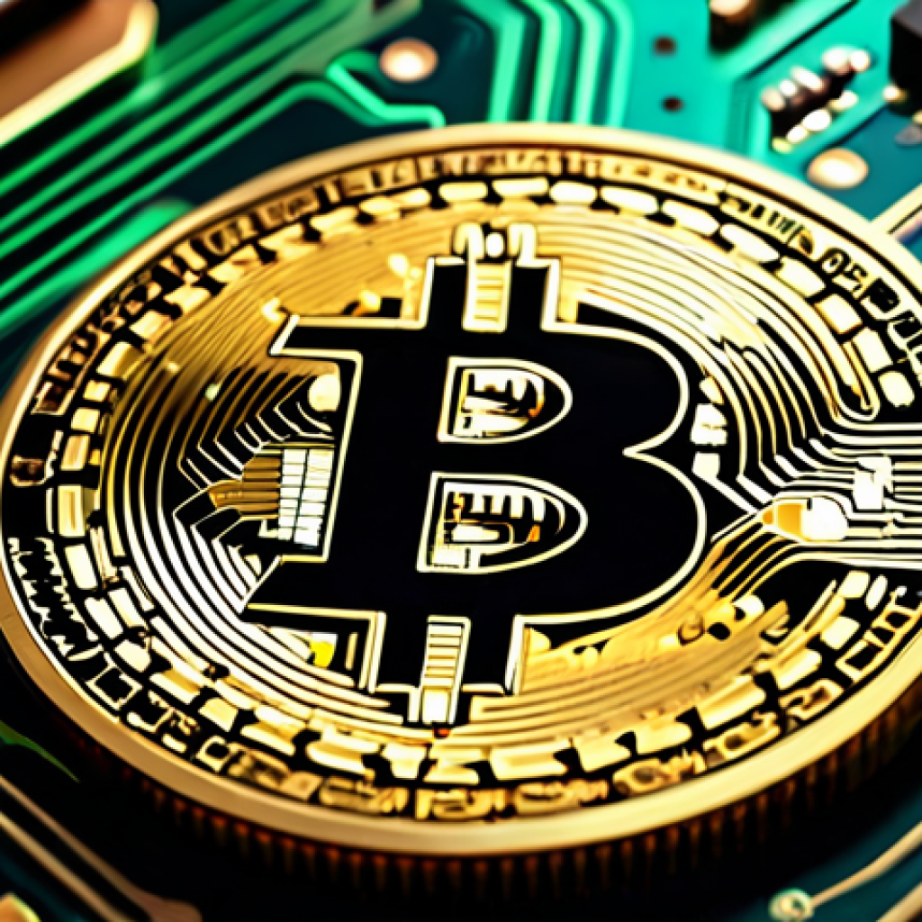 디지털화폐의 기술 혁신 분석 - Bitcoin - Digital Gold**

"A stylized digital representation of a Bitcoin coin shimmering with a gol...