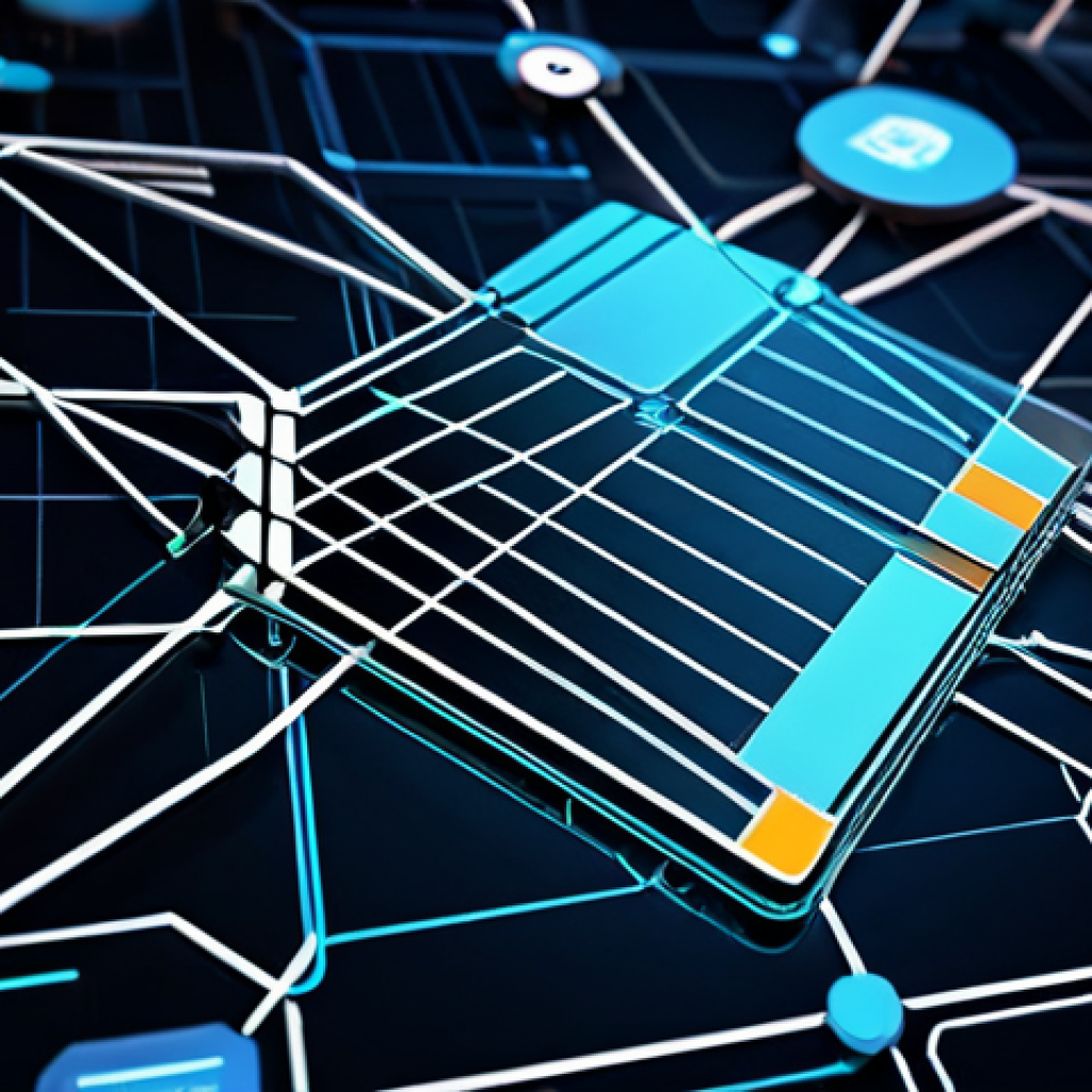 디지털화폐와 금융 혁신 - Modern Financial Technology**
"A sleek, modern graphic representing the future of finance. Depict a...