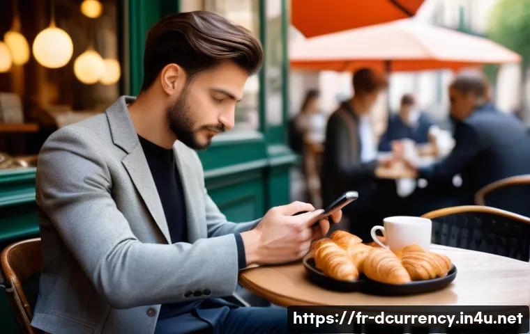 디지털화폐와 전통 금융 시스템의 비교 - **Prompt: The Evolution of Everyday Finance in France**
A bright, inviting image depicting a chi...